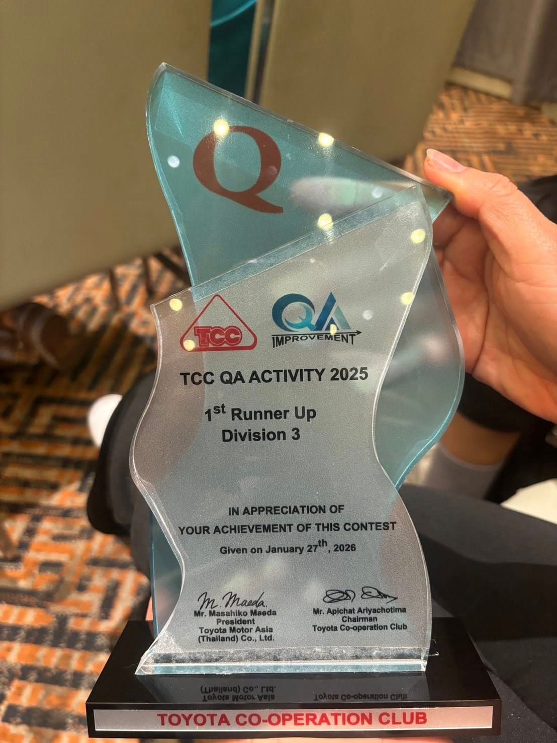 TCC QA Improvement Activity 2025 — Final Presentation — 9/10