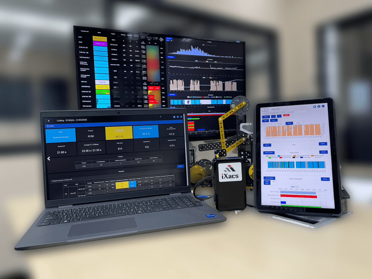 iXacs — ระบบตรวจสอบไลน์ผลิตแบบเรียลไทม์ (IoT × หน้างานจริง)