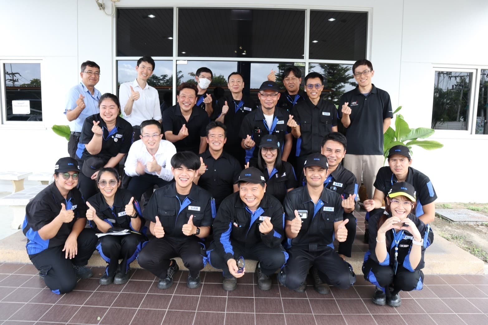 Mr. Kimura Tetsuya เยี่ยม SAM — รับฟังนำเสนอ Kaizen และ CO2 — 1/22