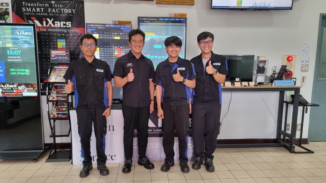 Mr. Kimura Tetsuya เยี่ยม SAM — รับฟังนำเสนอ Kaizen และ CO2 — 4/22