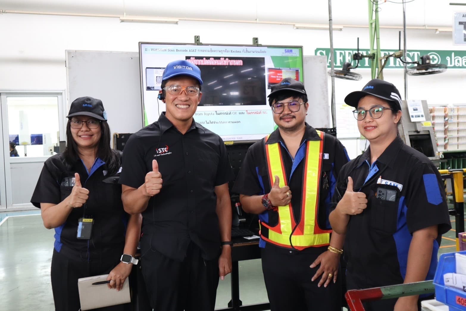 Mr. Kimura Tetsuya เยี่ยม SAM — รับฟังนำเสนอ Kaizen และ CO2 — 5/22