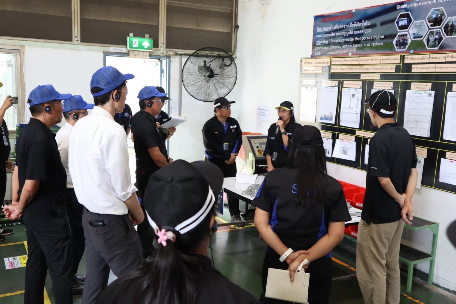 Mr. Kimura Tetsuya เยี่ยม SAM — รับฟังนำเสนอ Kaizen และ CO2 — 7/22