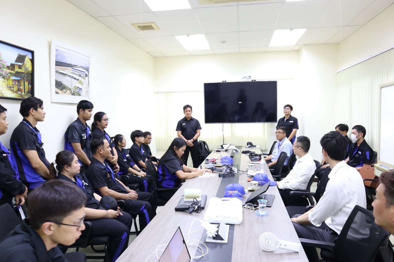 Mr. Kimura Tetsuya เยี่ยม SAM — รับฟังนำเสนอ Kaizen และ CO2 — 13/22