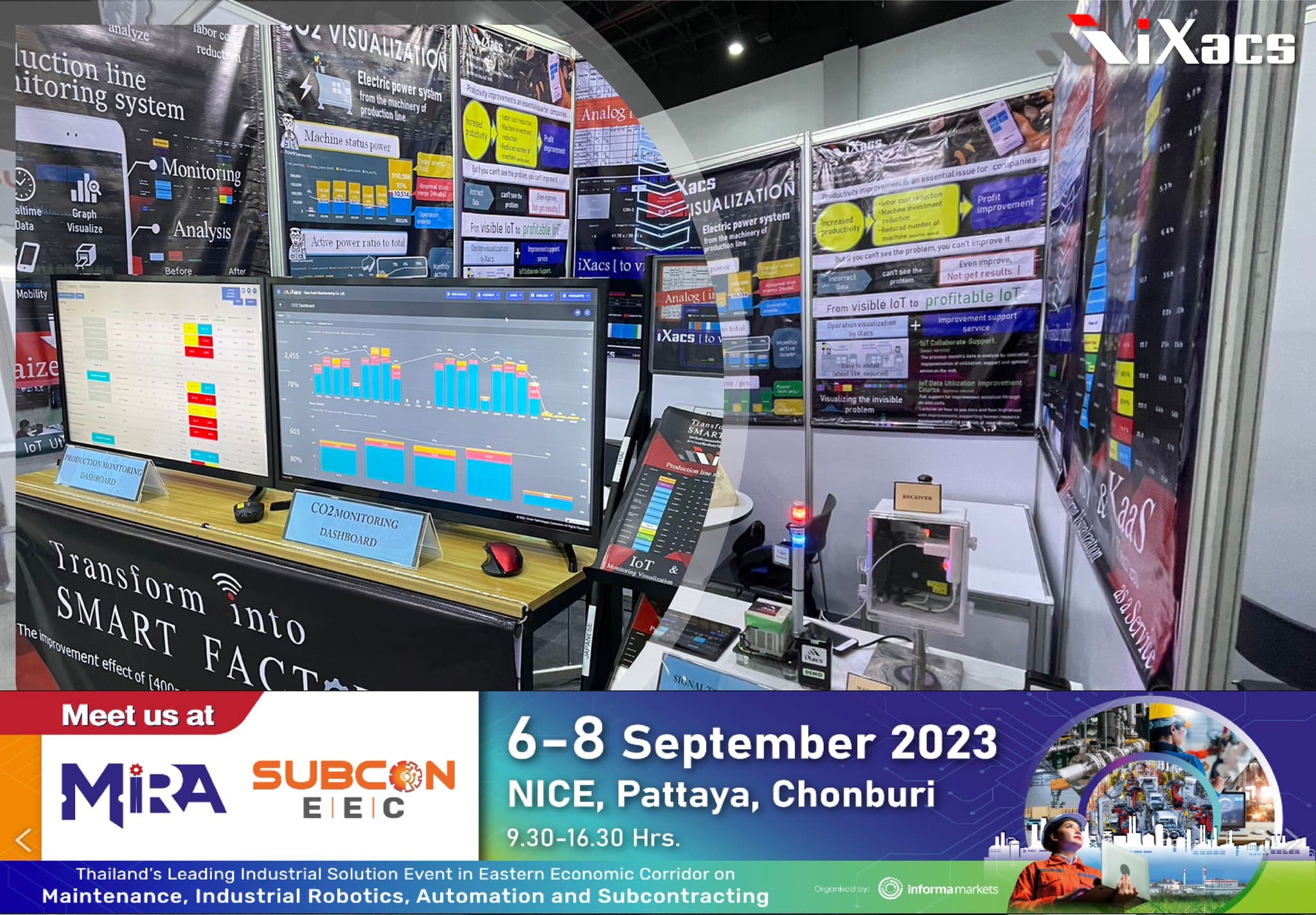 Mira and Subcon EEC 2023 — โปรโมทระบบ iXacs ณ นงนุชพัทยา — 1/5