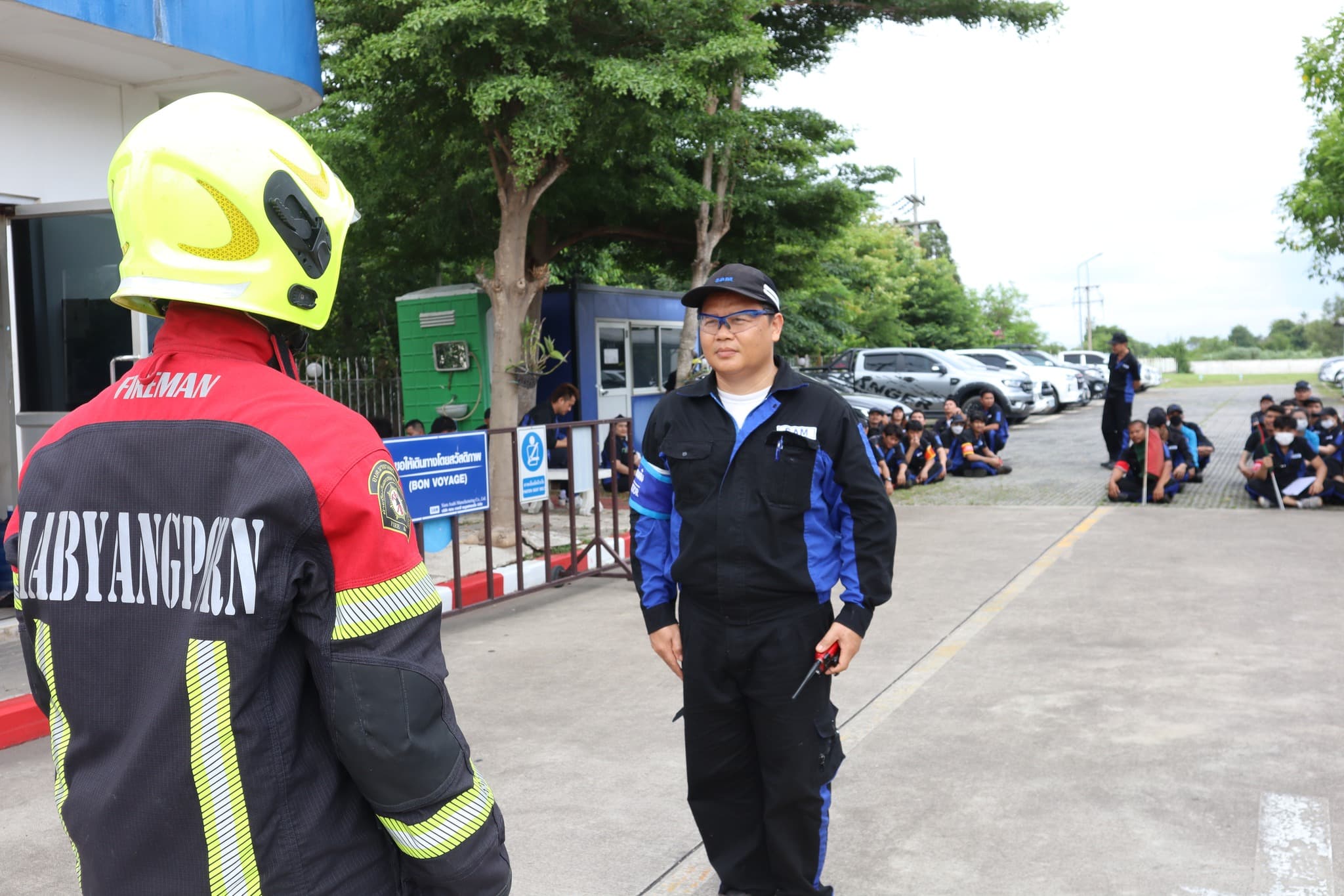 Prioritizing wellness! Health check, AED training, Fire training — 2/7